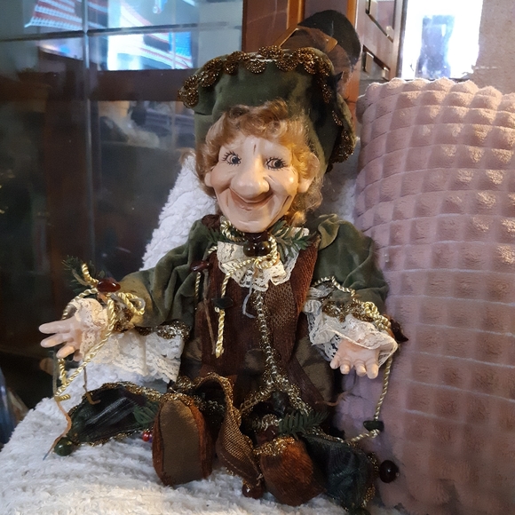 Jester Doll Seasonal Creepy Character Trickster Fairy Magical - Picture 3 of 6